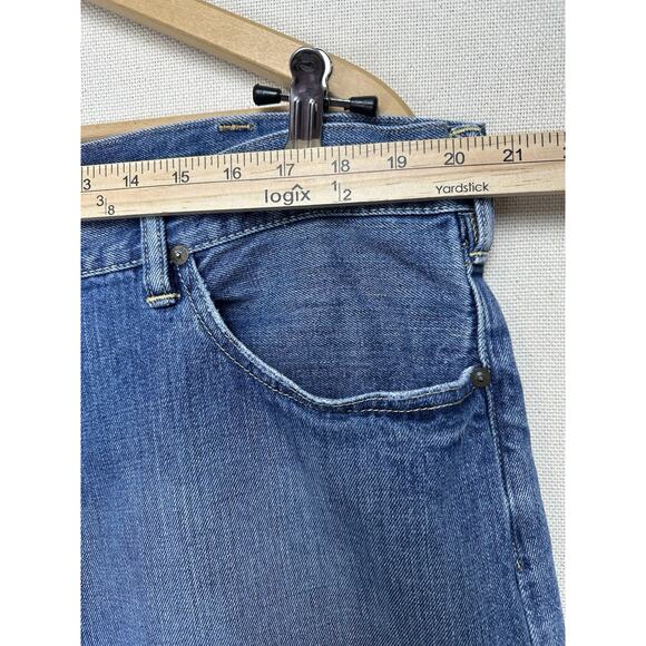 Polo Ralph Lauren Classic Jeans Mens 40x30 Blue 867 Distressed Medium Wash Denim - Picture 9 of 16